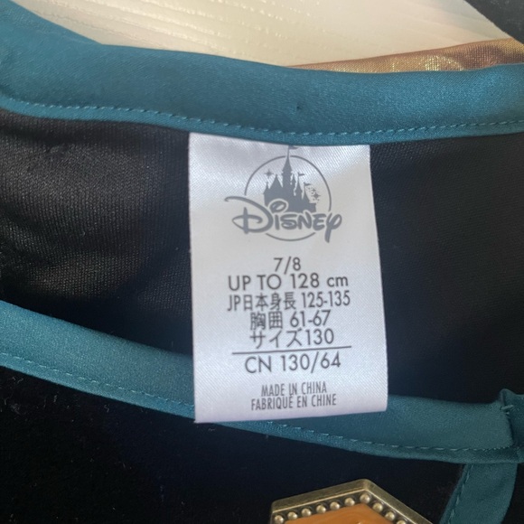 Girl’s Disney Store Frozen 2 Deluxe Queen Anna Gown With Velvet Cape Size 7/8 - Picture 2 of 11